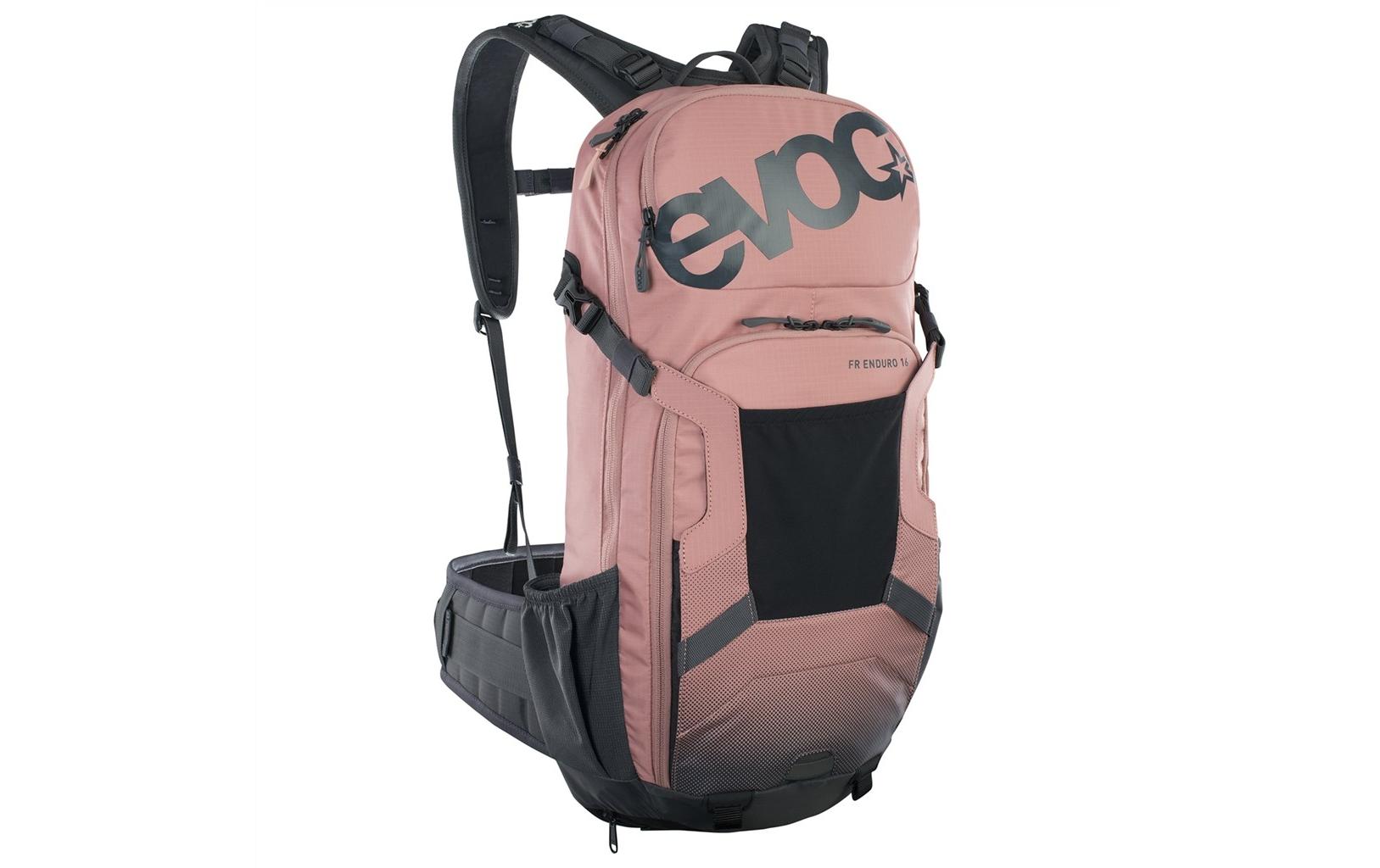 evoc Rucksack FR Enduro 16 l, Dusty Pink / Carbon Grey evoc Rucksack FR Enduro 16 l, Dusty Pink / Carbon Grey