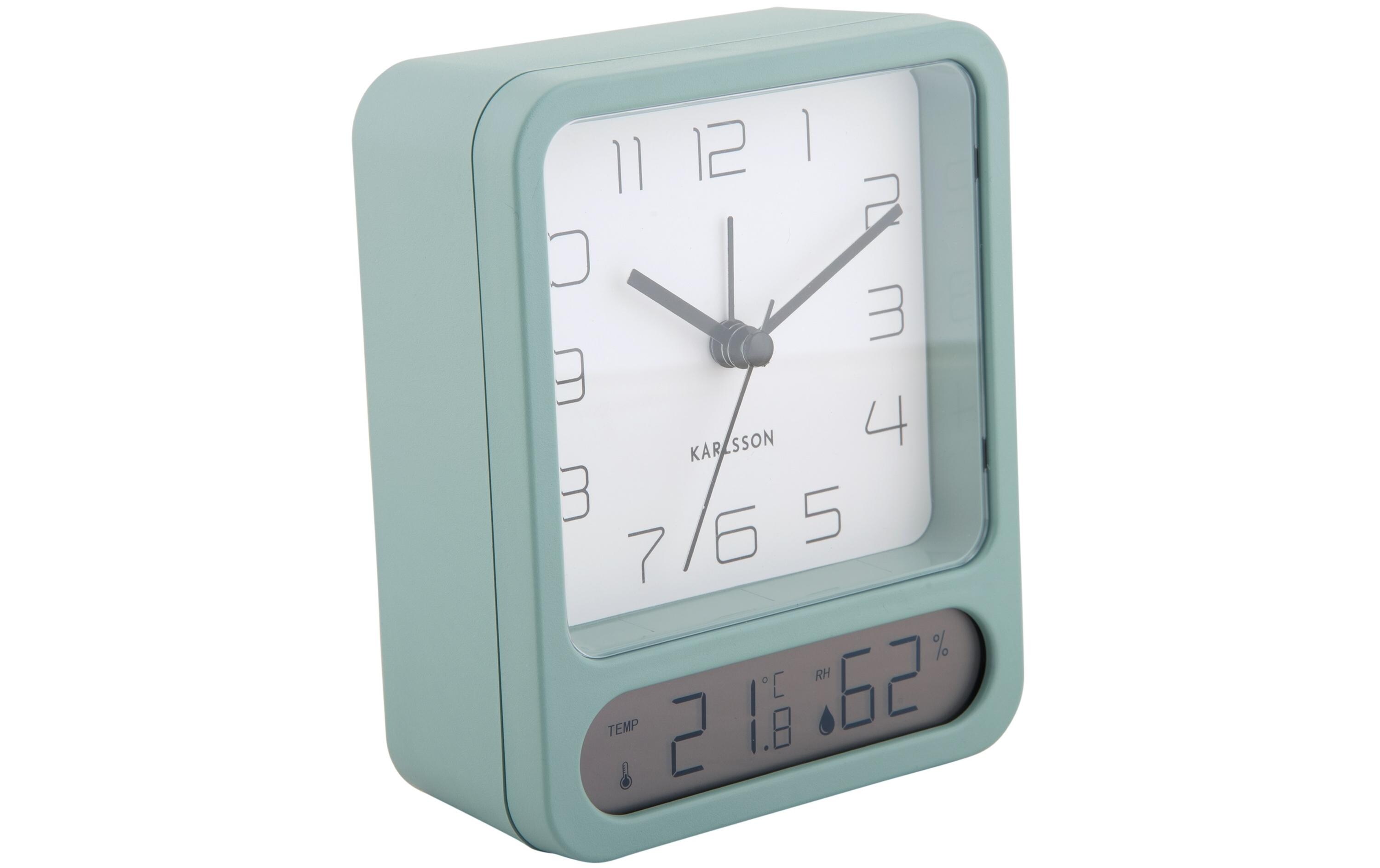 KARLSSON Digitalwecker Duo Grayed jade