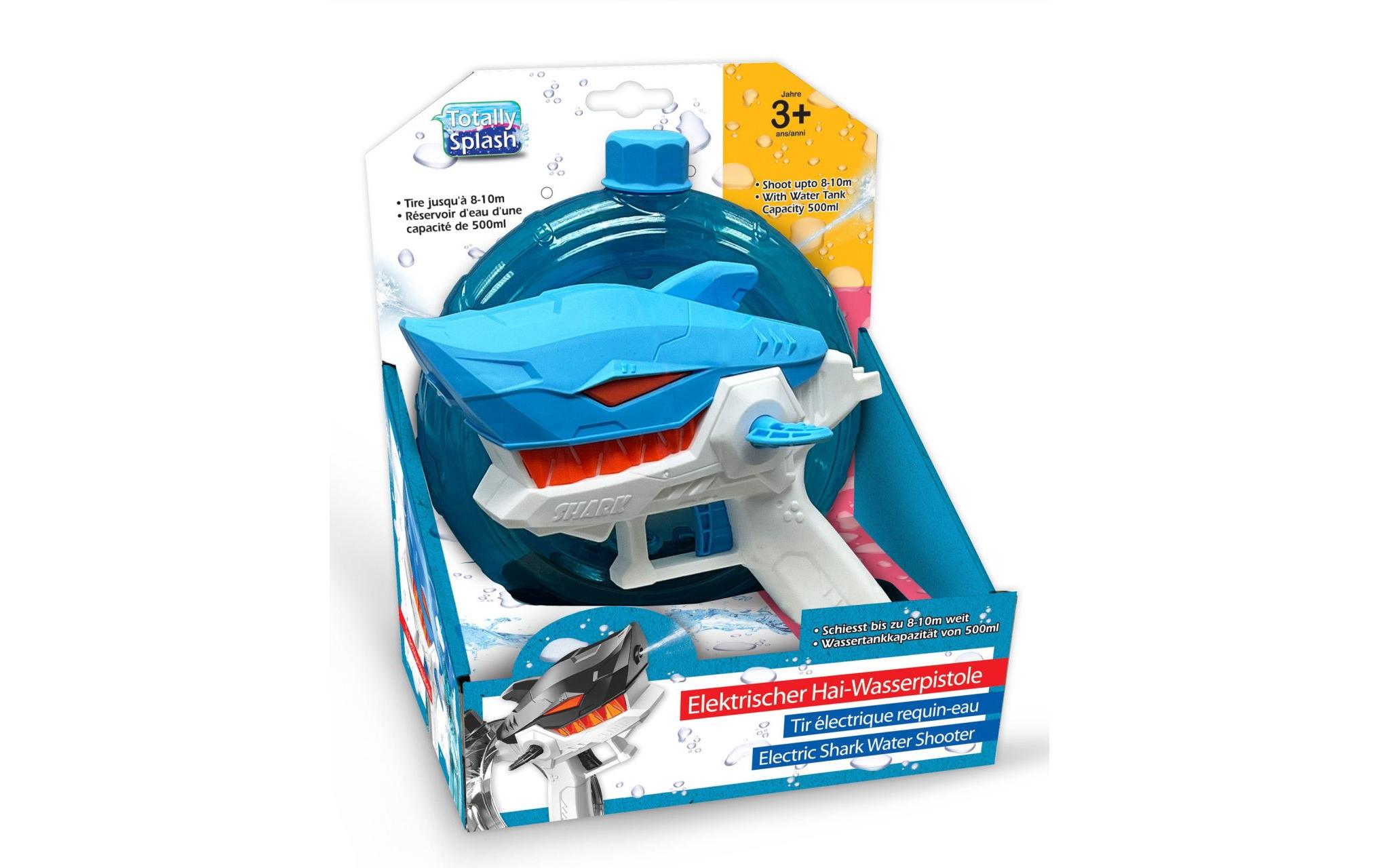 Totally Wasserpistole Splash elektronische Hai