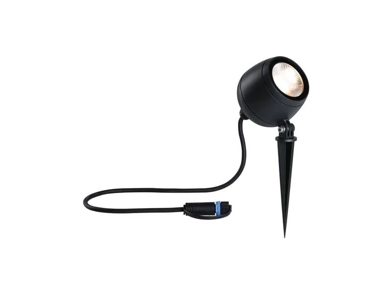 Paulmann Gartenspot Plug & Shine Kikolo, 60°, 3000K, 7.2W, Anthrazit