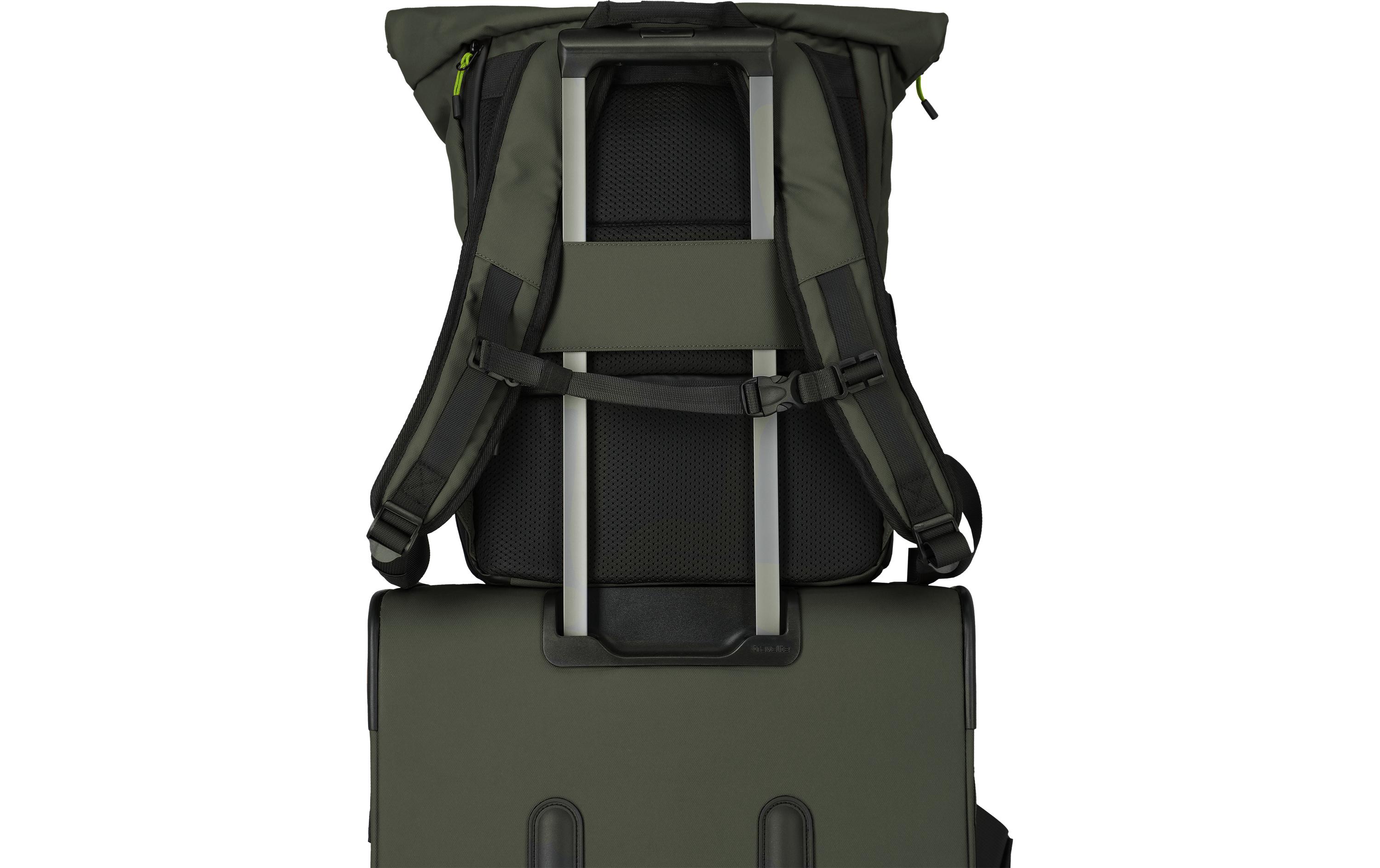 travelite BRIIZE Rollup Rucksack M 30 l Khaki