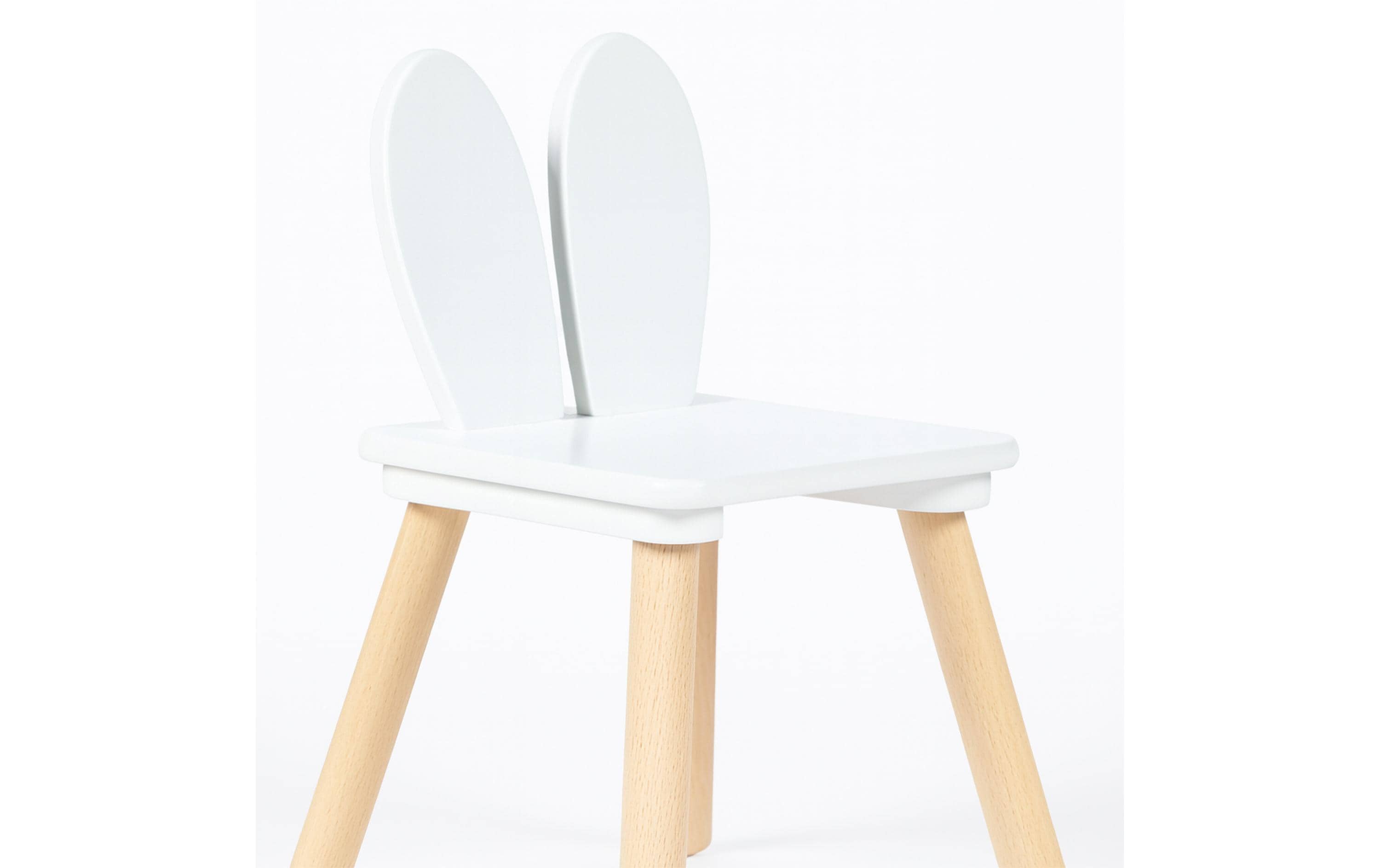 relaxdays Kindersitzgruppe Kaninchenohren Hellbraun; Weiss