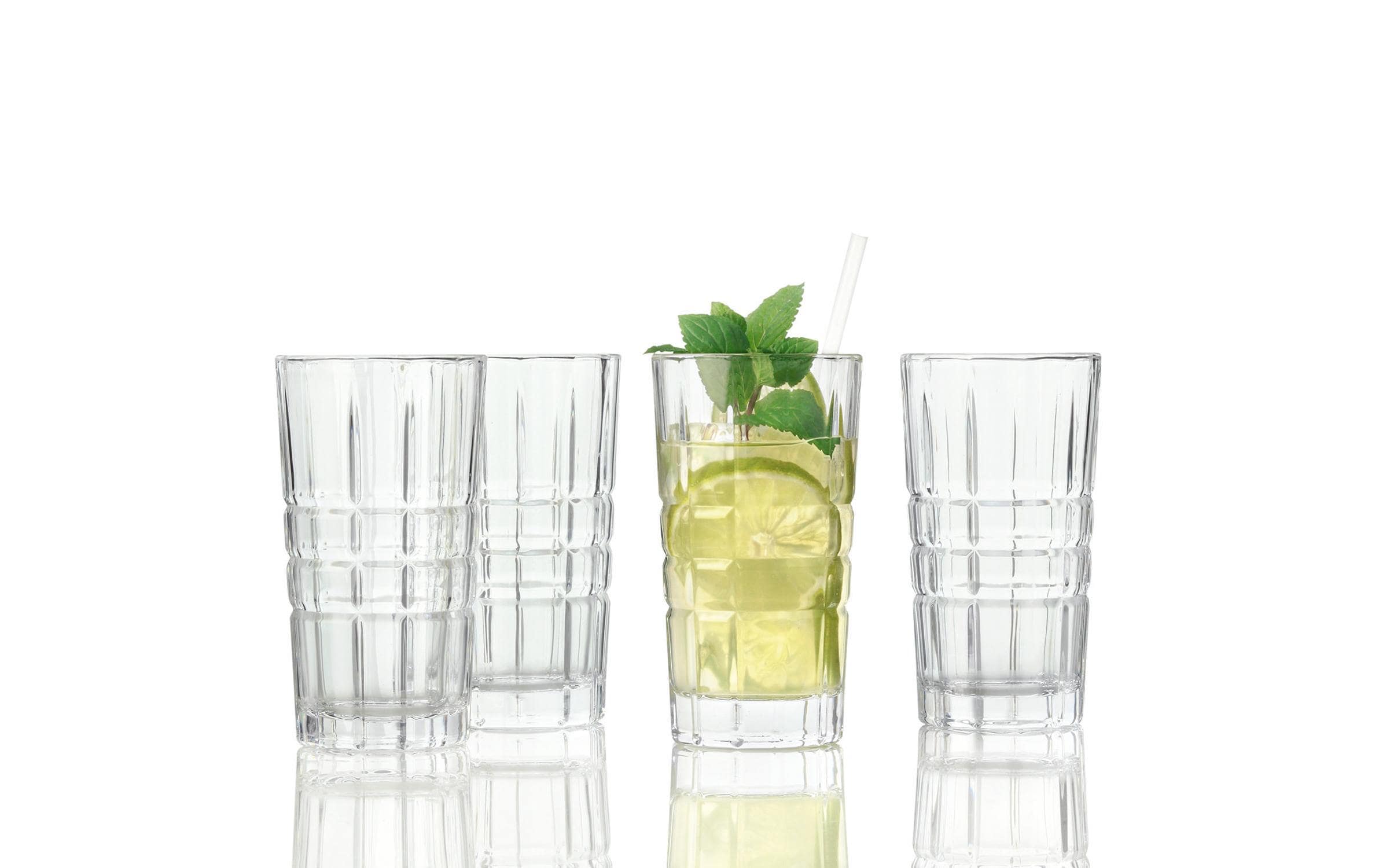 Leonardo Longdrinkglas Spiritii 260 ml, 4 Stück, Transparent