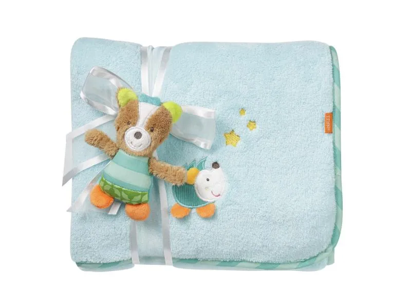 fehn Geschenkset Kuscheldecke Forest