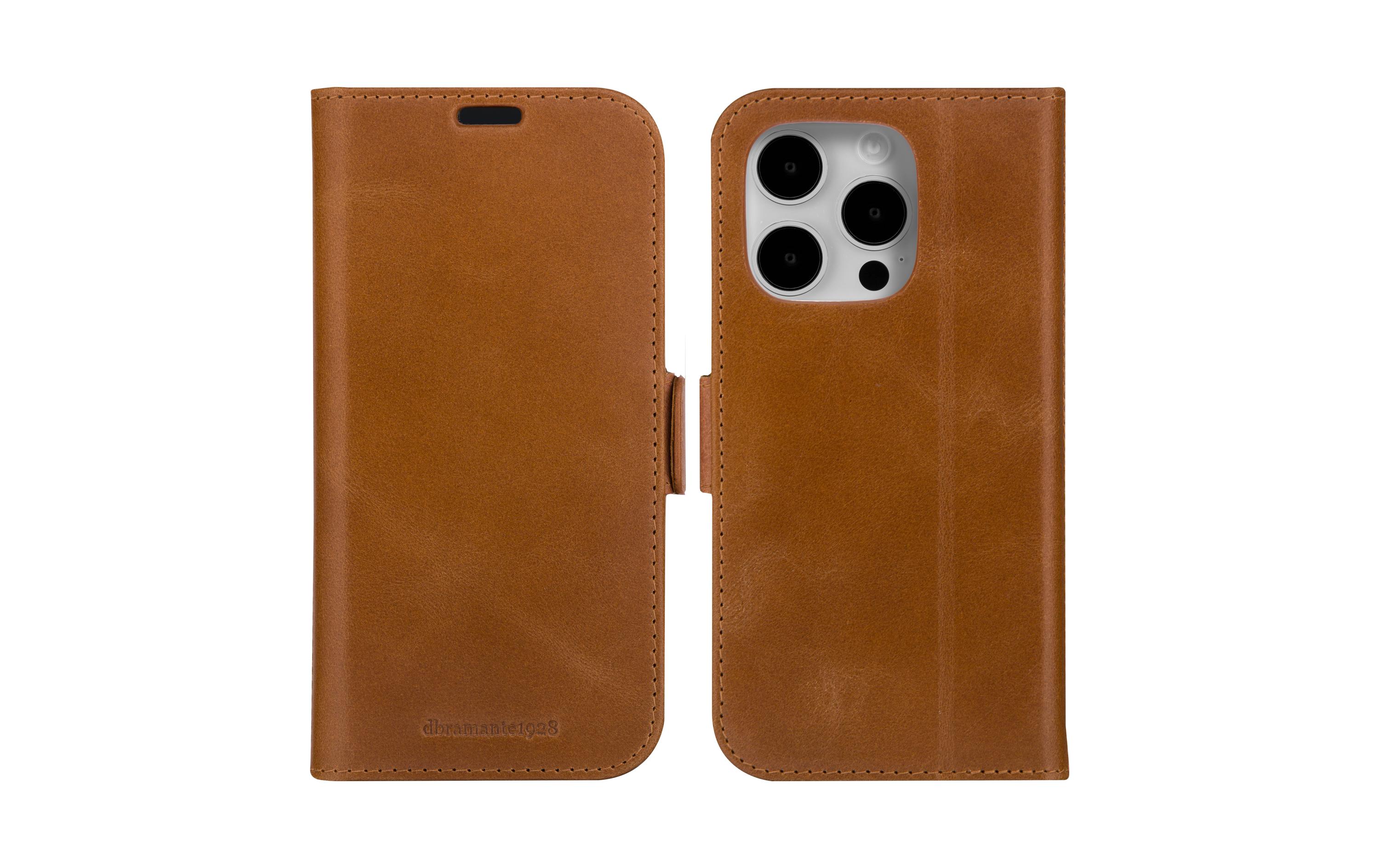 dbramante1928 Book Cover Copenhagen iPhone 15 Pro Braun dbramante1928 Book Cover Copenhagen iPhone 15 Pro Braun