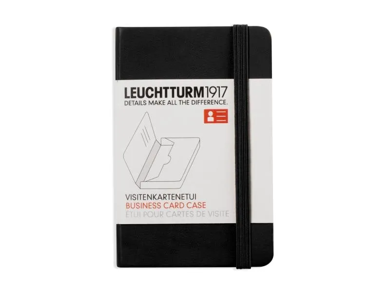 Leuchtturm Visitenkartenetui Schwarz Leuchtturm Visitenkartenetui Schwarz