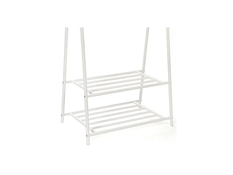 Songmics Garderobenständer 87.5 x 155 cm, Weiss Songmics Garderobenständer 87.5 x 155 cm, Weiss