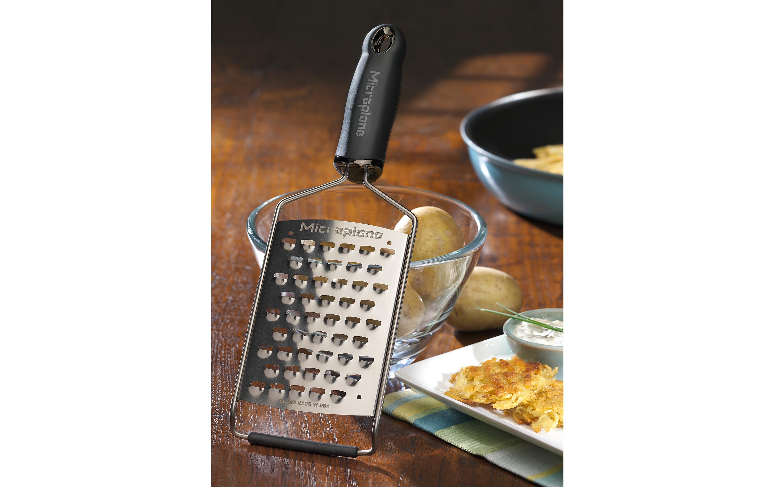 Microplane Gourmet Raspel XL grob Schwarz