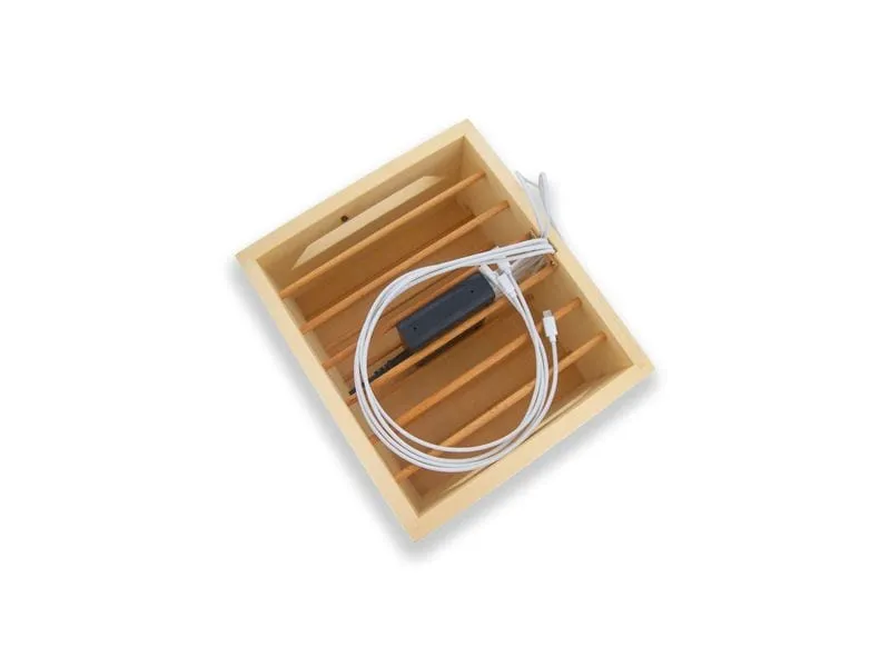 LMP LaptopBox 6-250 Schweizer Fichtenholz, 6x USB-C