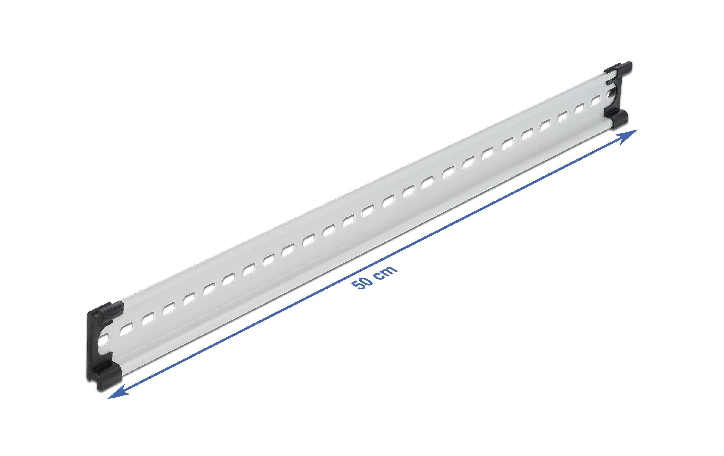 Delock Hutschiene/DIN Rail 35 x 7.5 mm, 50 cm aus Aluminium
