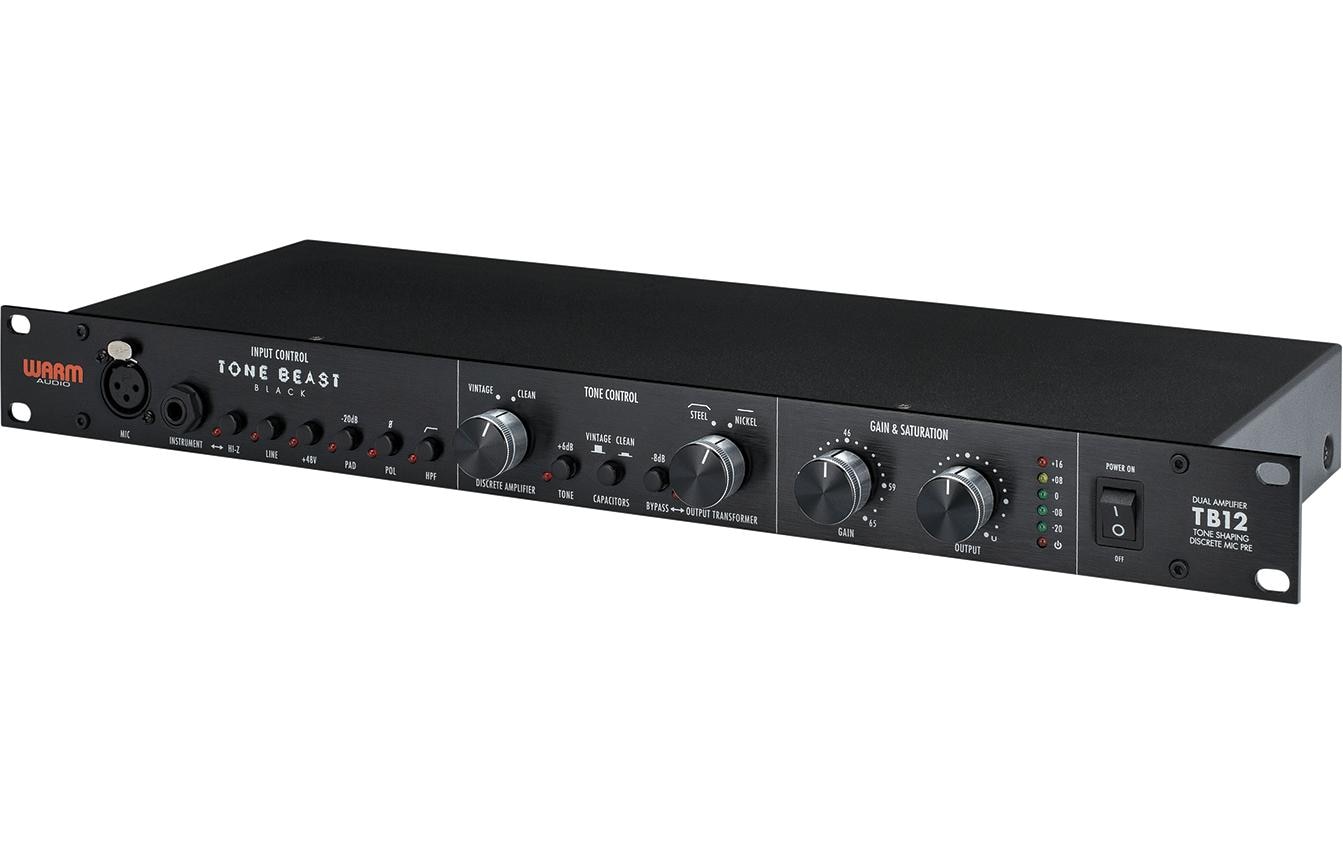 Warm Audio Mikrofon-Vorverstärker TB12 Schwarz
