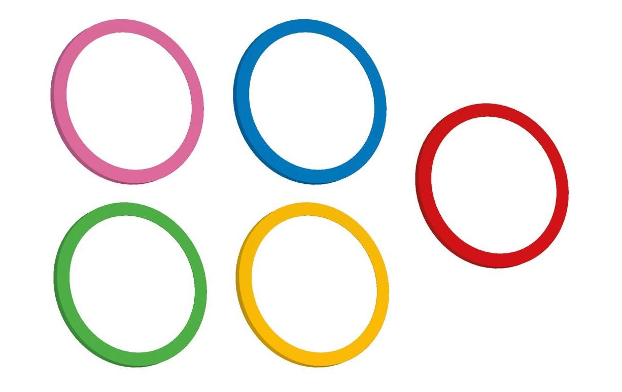 Bachmann Zierring PIX Set, 5 Stück