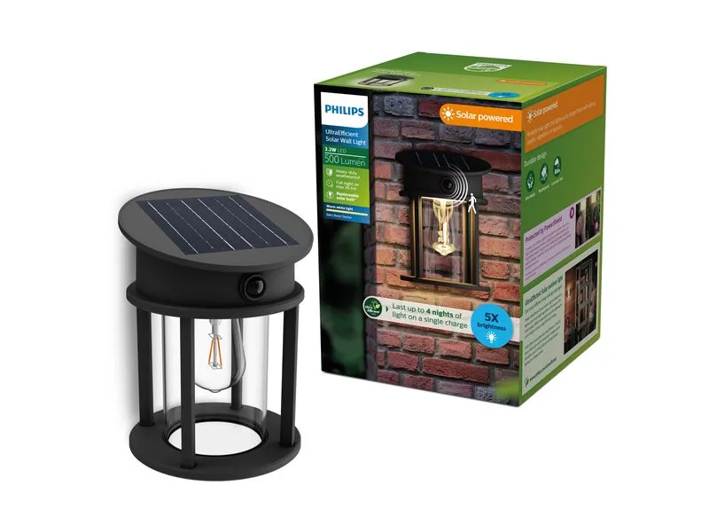 Philips Geri Wand Solar UE RD 2700K anthrazit Philips Geri Wand Solar UE RD 2700K anthrazit