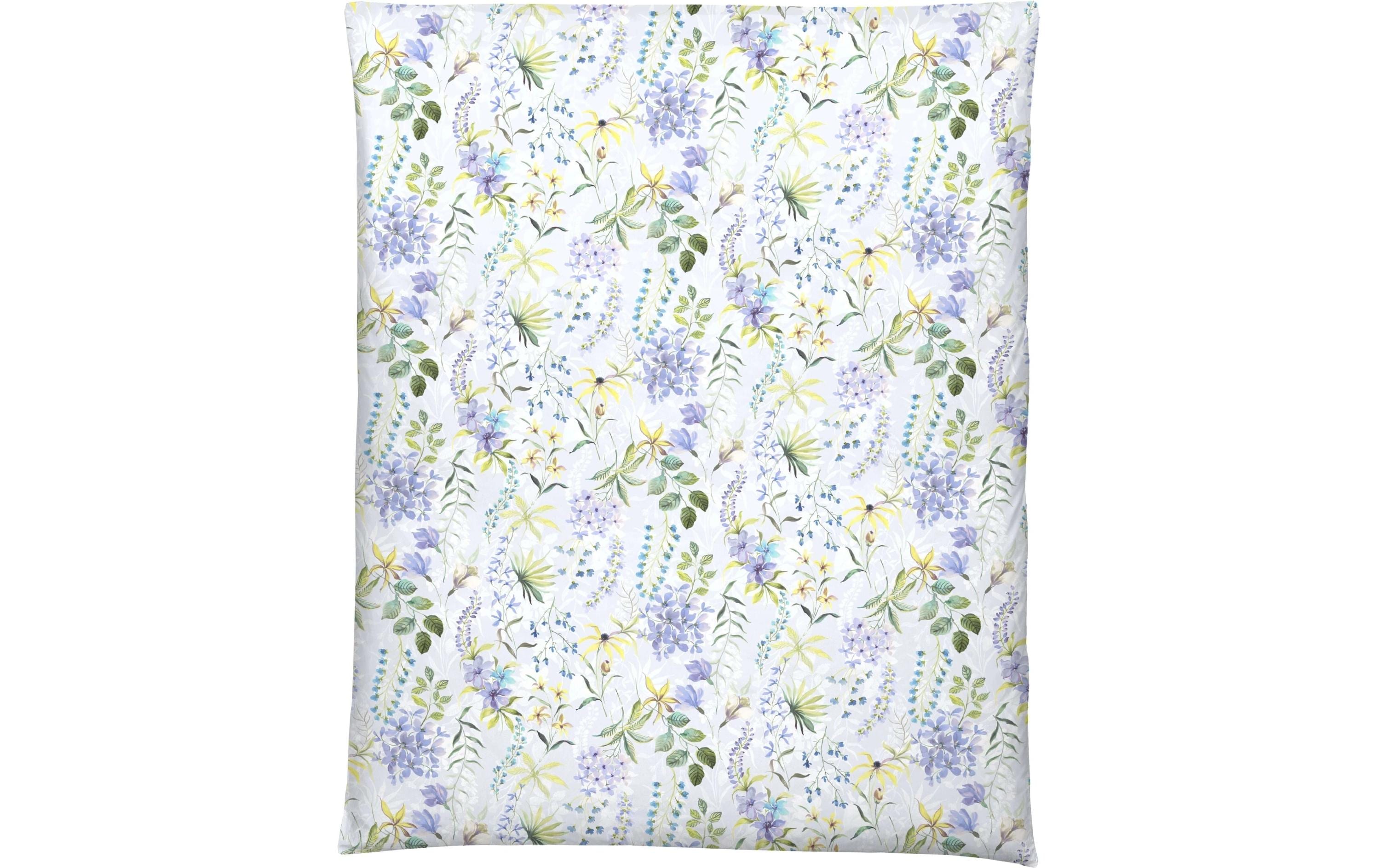 Home Fashion Duvetbezug Satin bedruckt Blüten 200 x 210 cm