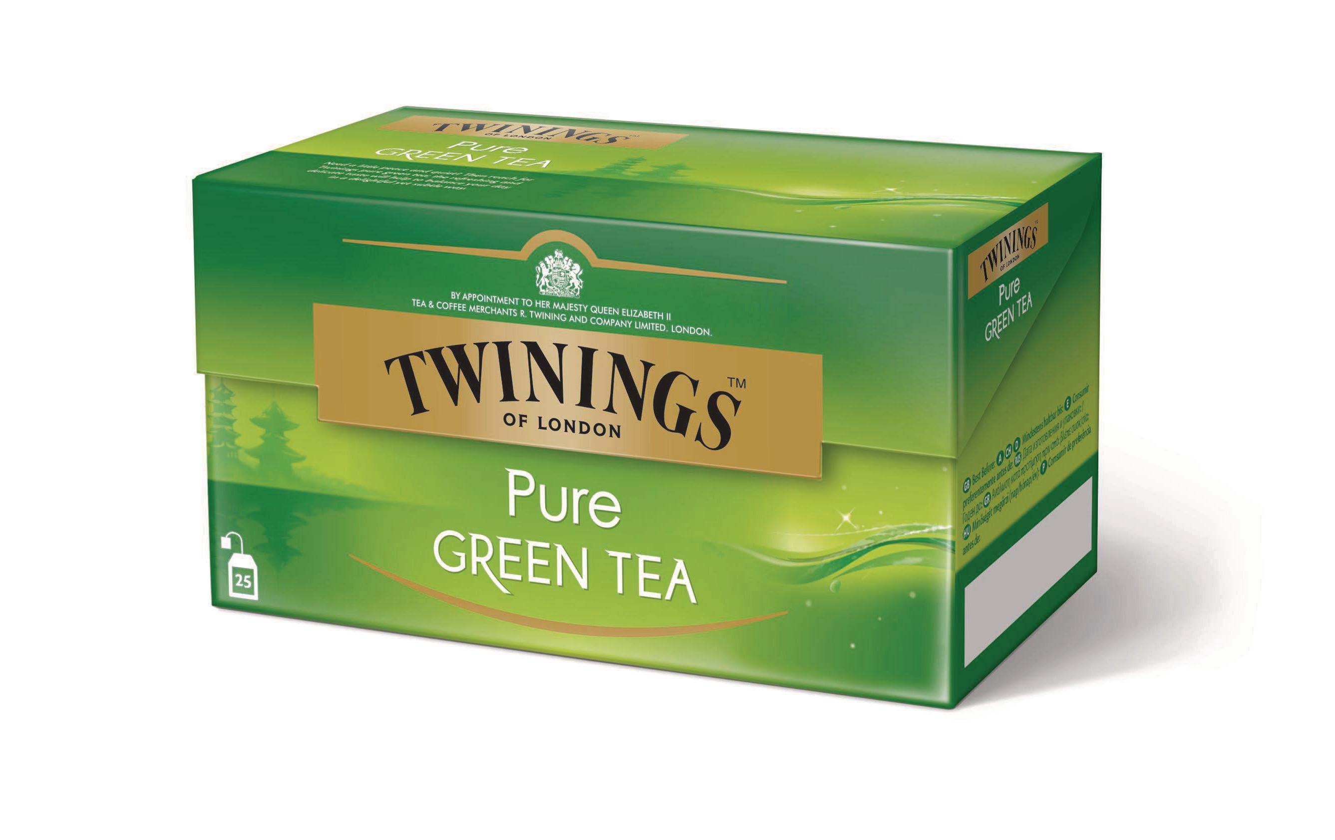 Twinings Teebeutel Pure Green Tea 25 x 2 g
