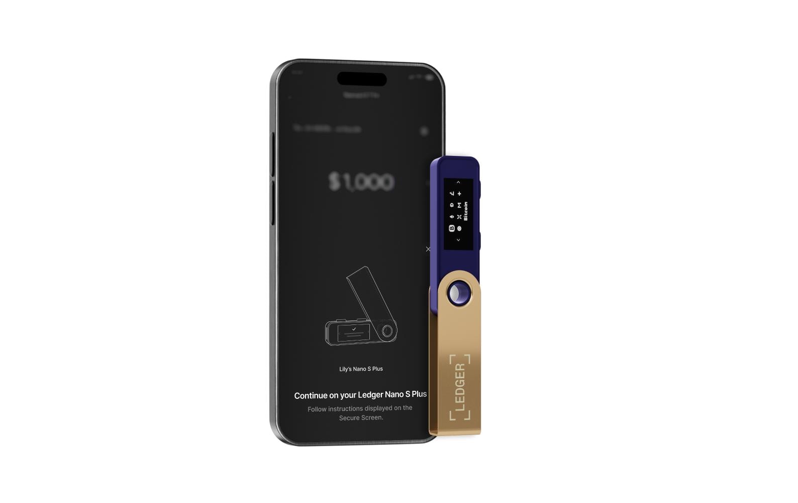 Ledger Nano S Plus Ferro Fuchsia