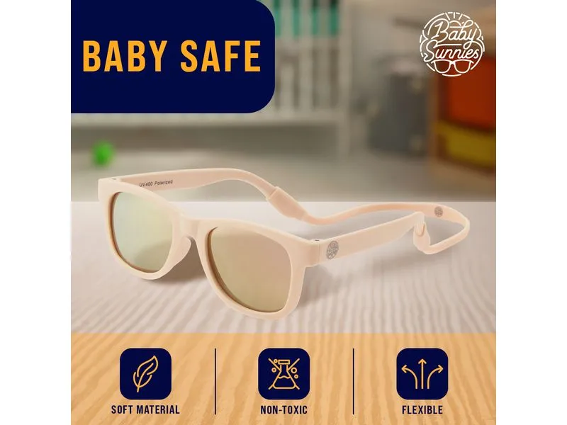 Baby Sunnies Baby-Sonnenbrille mit Band Rosa