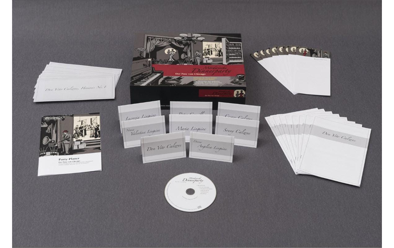 Blaubart Verlag Partyspiel Mörderische Dinnerparty: Der Pate von Chicago