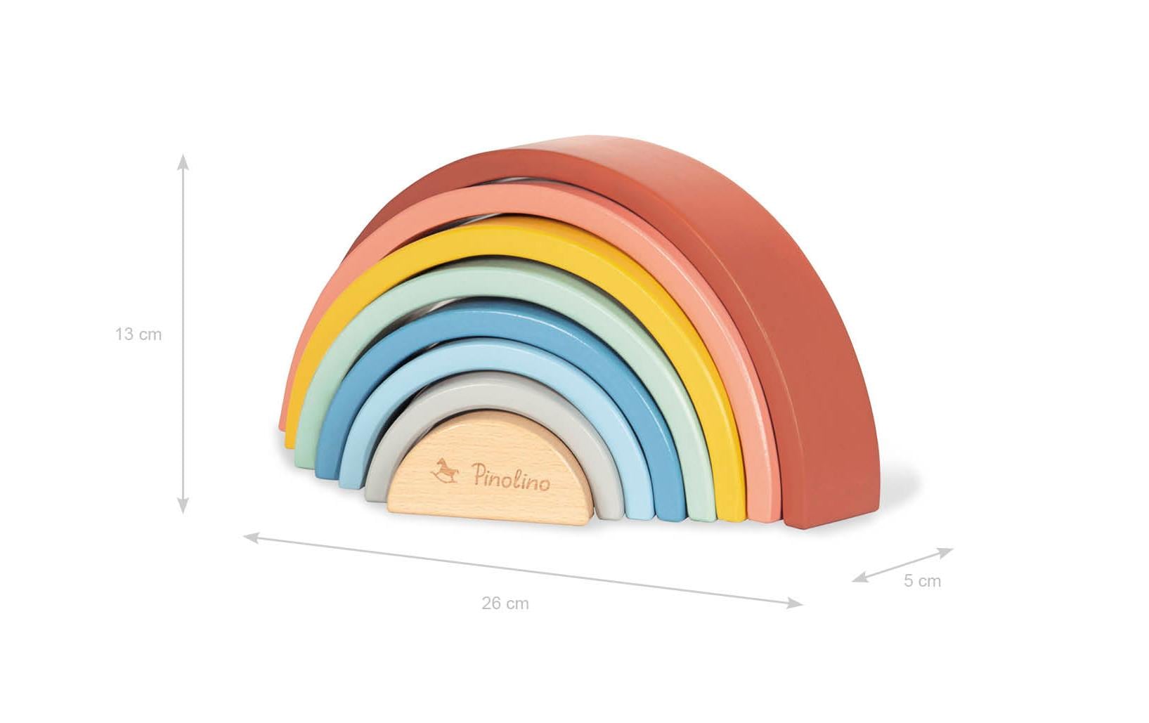 Pinolino Stapelspielzeug Holz-Regenbogen Ruby Pinolino Stapelspielzeug Holz-Regenbogen Ruby