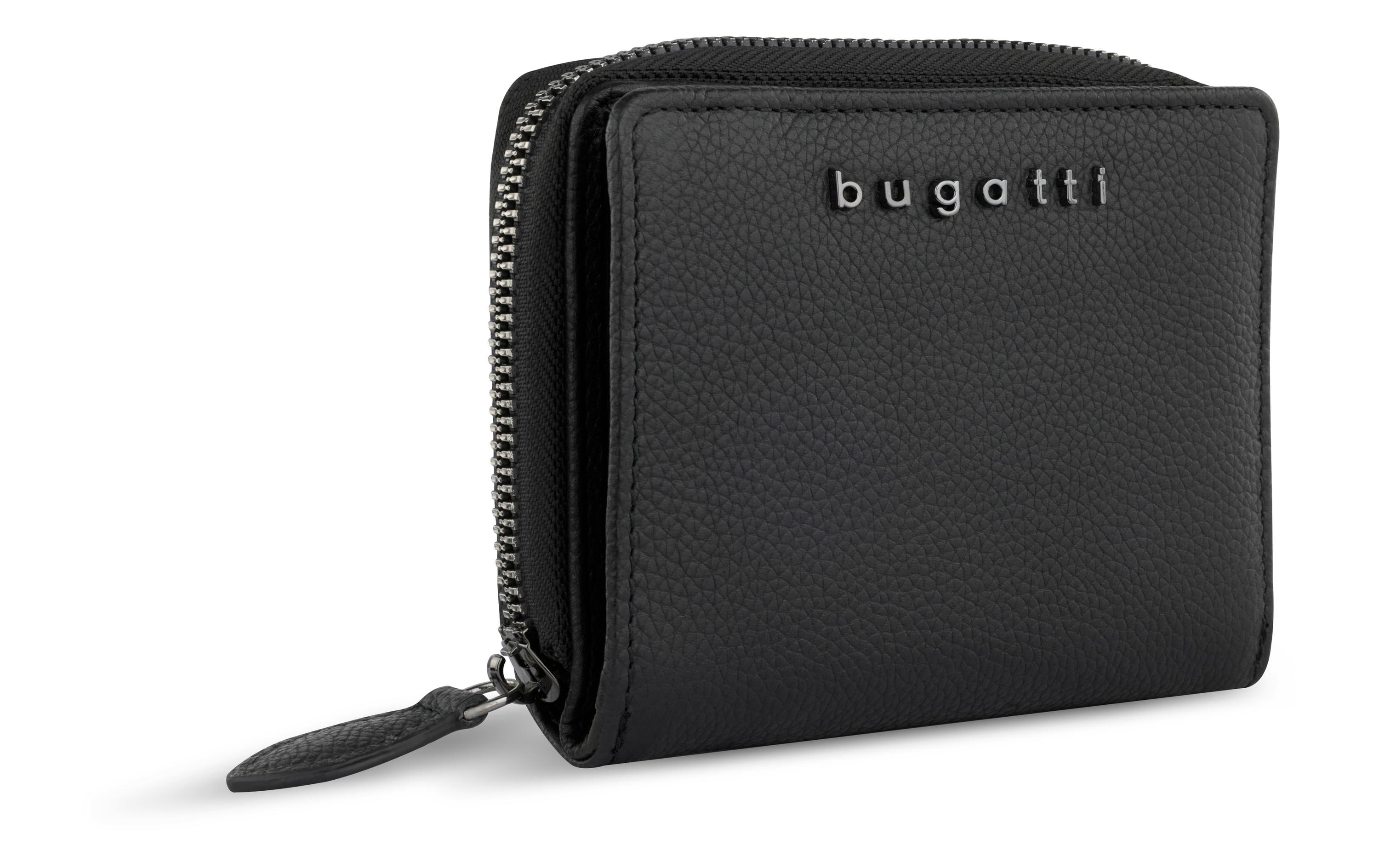 Bugatti Portemonnaie Bella 12 cm, Schwarz