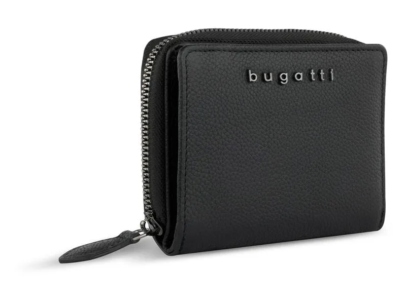 Bugatti Portemonnaie Bella 12 cm, Schwarz Bugatti Portemonnaie Bella 12 cm, Schwarz