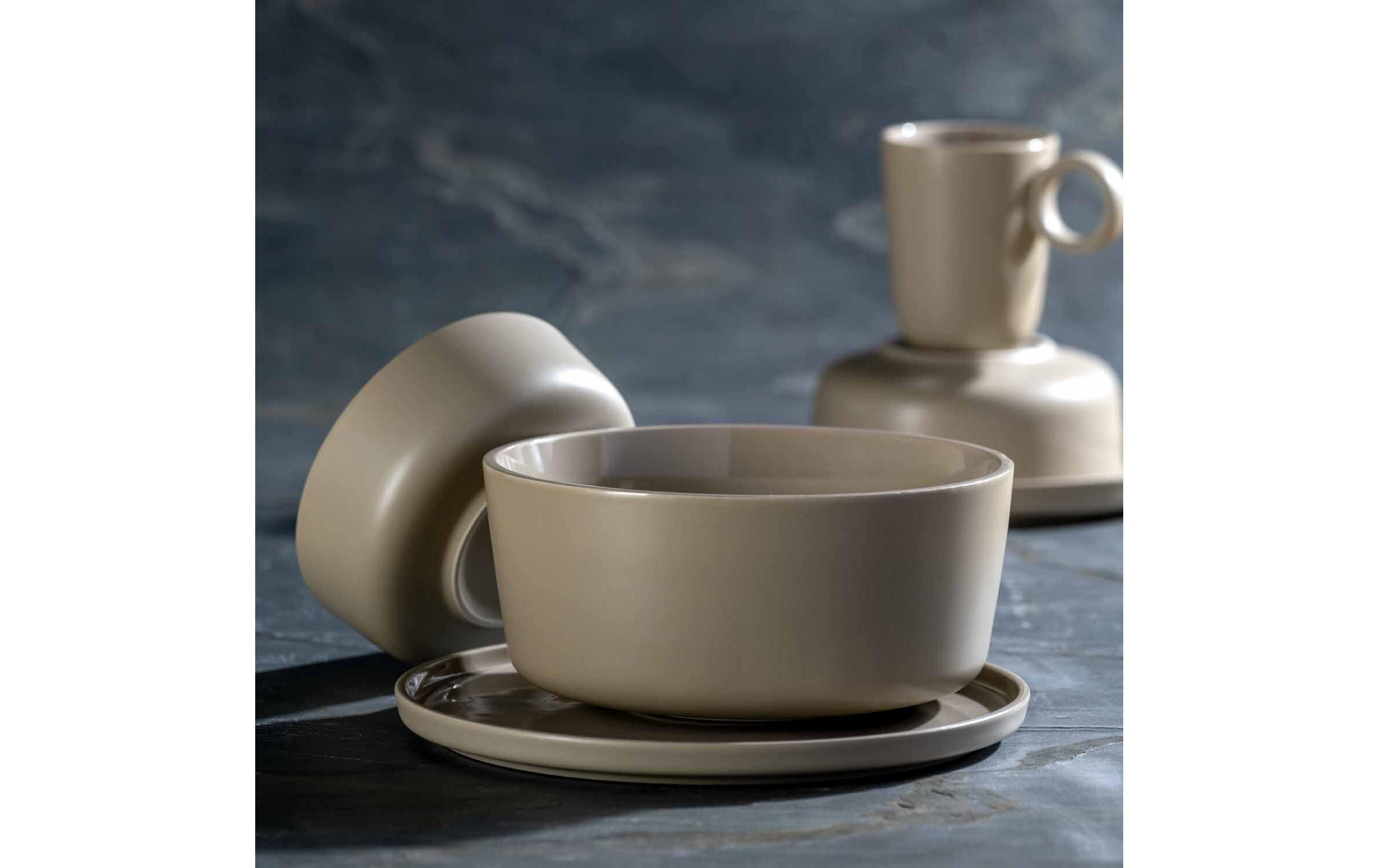 Leonardo Schale Roma 2 Stück, Beige