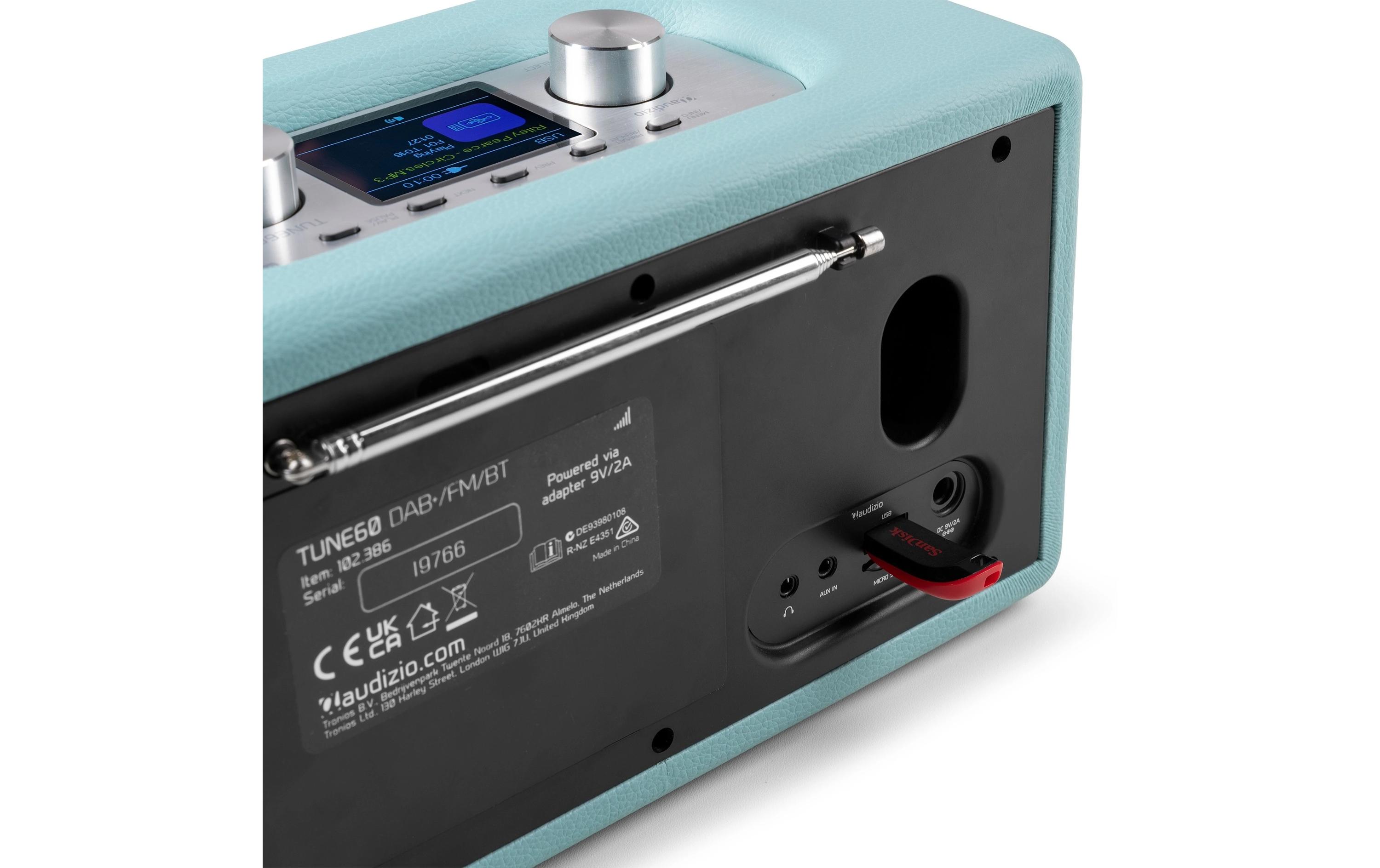 Audizio DAB+ Radio Tune60 Blau