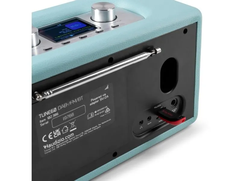 Audizio DAB+ Radio Tune60 Blau Audizio DAB+ Radio Tune60 Blau