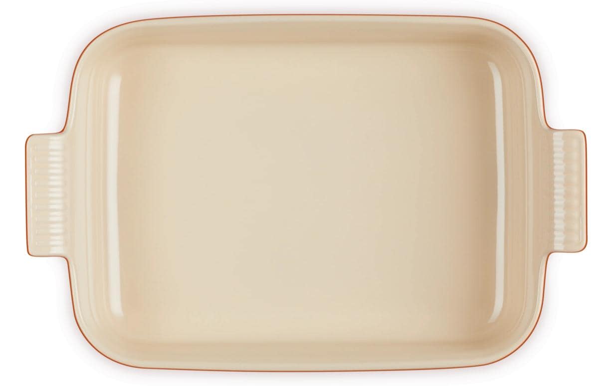 Le Creuset Auflaufform Tradition, 32 cm Eckig, Kirschrot