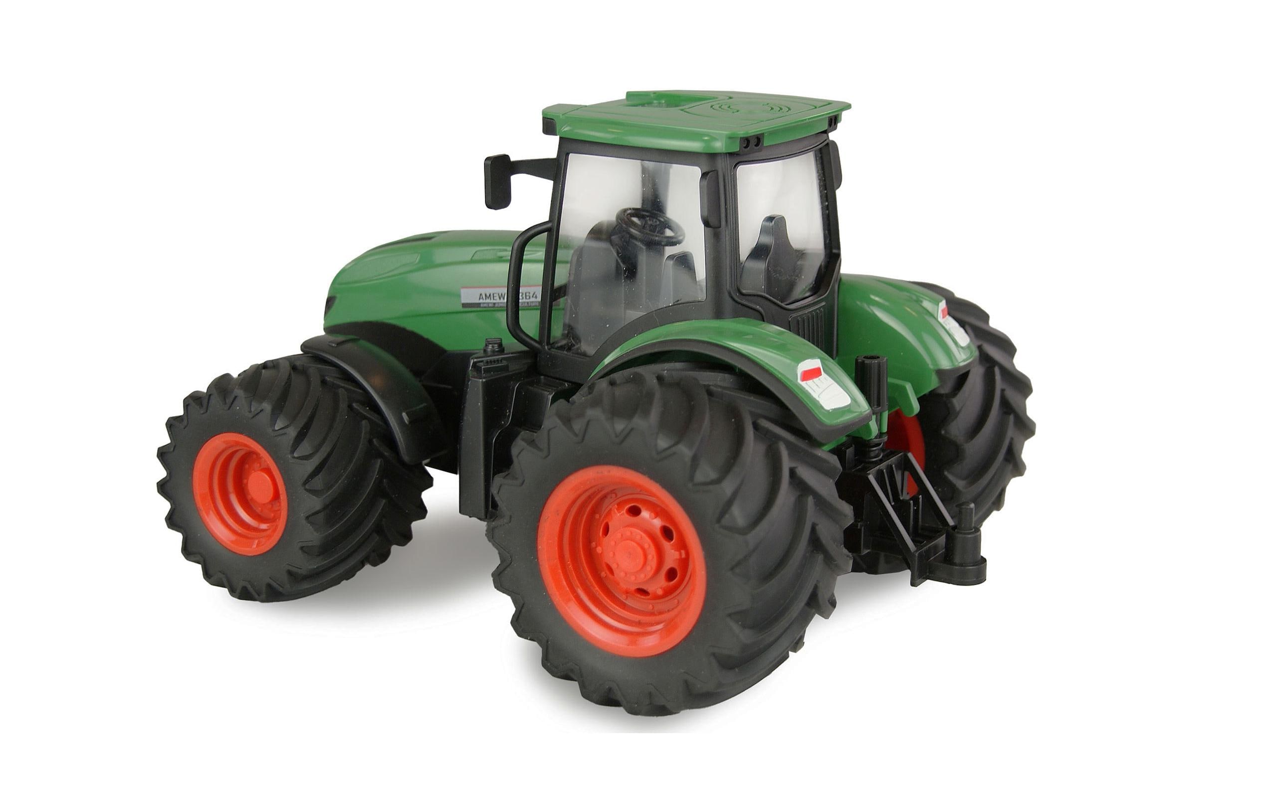 Amewi Traktor mit Grubber, Grün 1:24, RTR