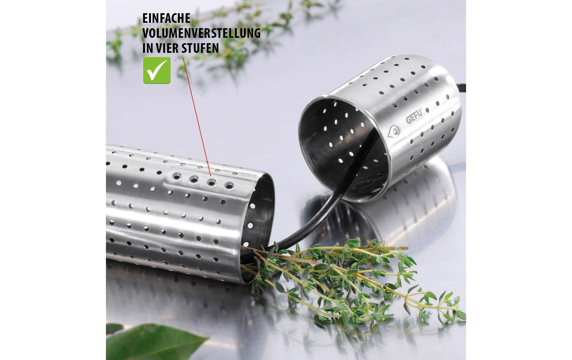 GEFU Tee-Gewürzsieb Gusto Silber