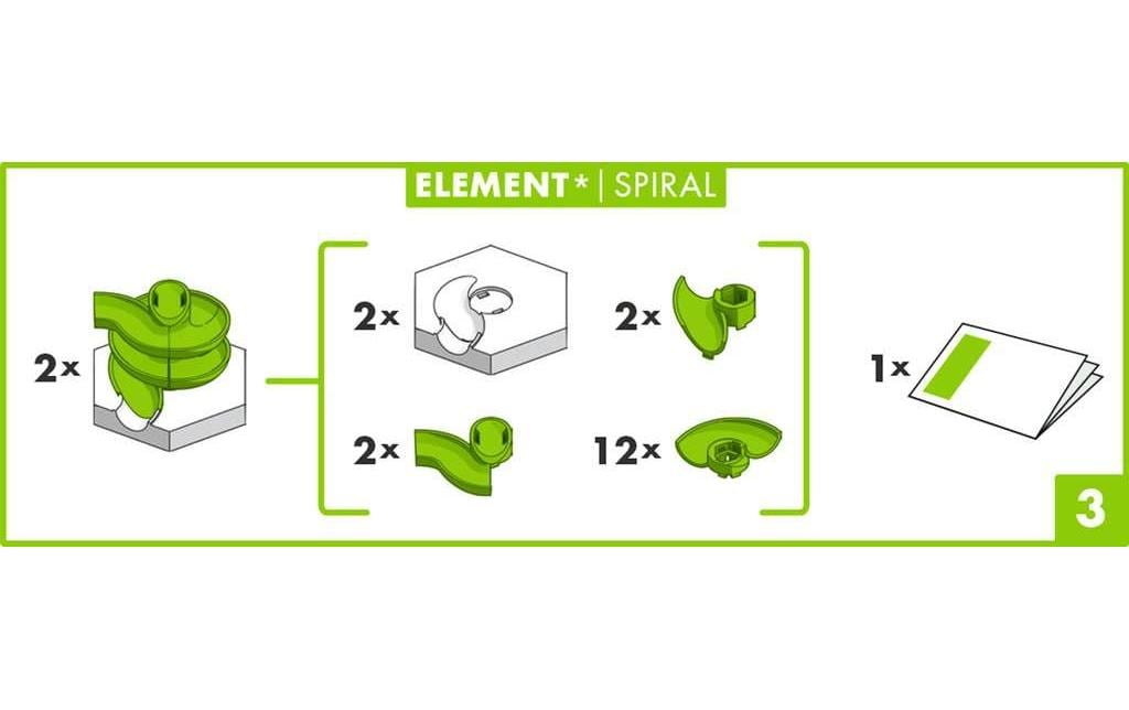 Ravensburger Kugelbahn Zubehör GraviTrax Element Spiral