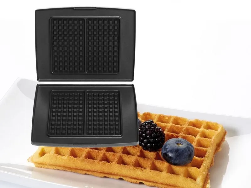 FRITEL Backplatten Waffeln 6 x 10 6 x 10 Schwarz