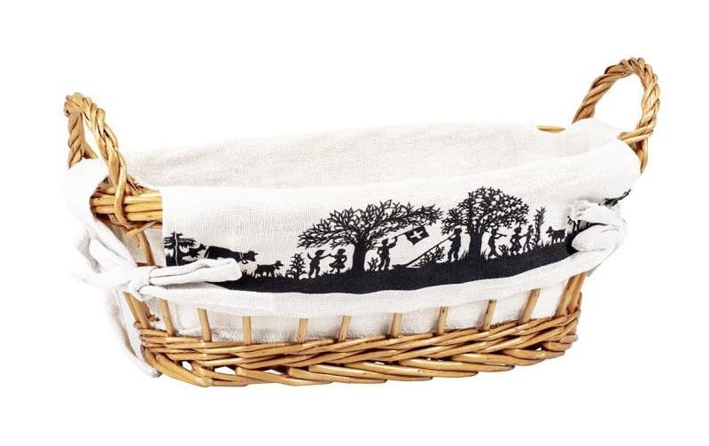 Kadastar Brotkorb Bergchilibi Hellbraun/Schwarz/Weiss