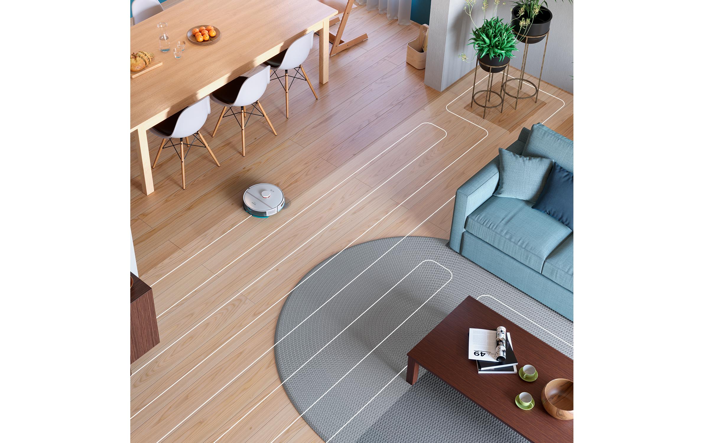 Philips Saug- und Wischroboter HomeRun Weiss