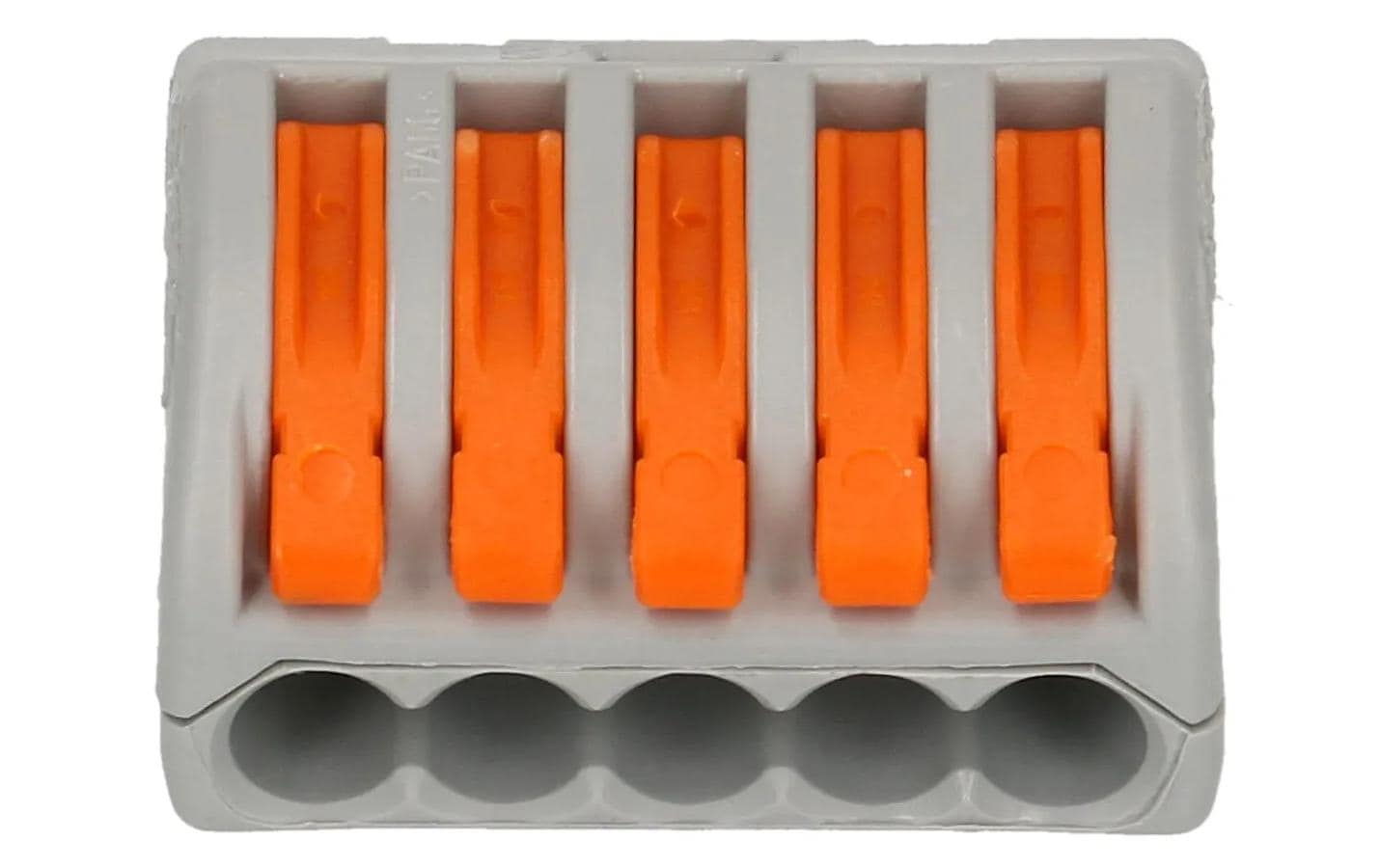 WAGO Verbindungsklemme Wago Klemme 5L 5-fach, 15 Stück