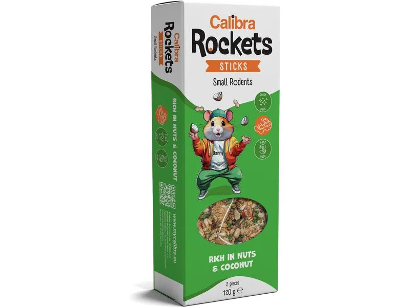 Calibra Snack Nuss und Kokos Sticks kleine Nager 2 Stück
