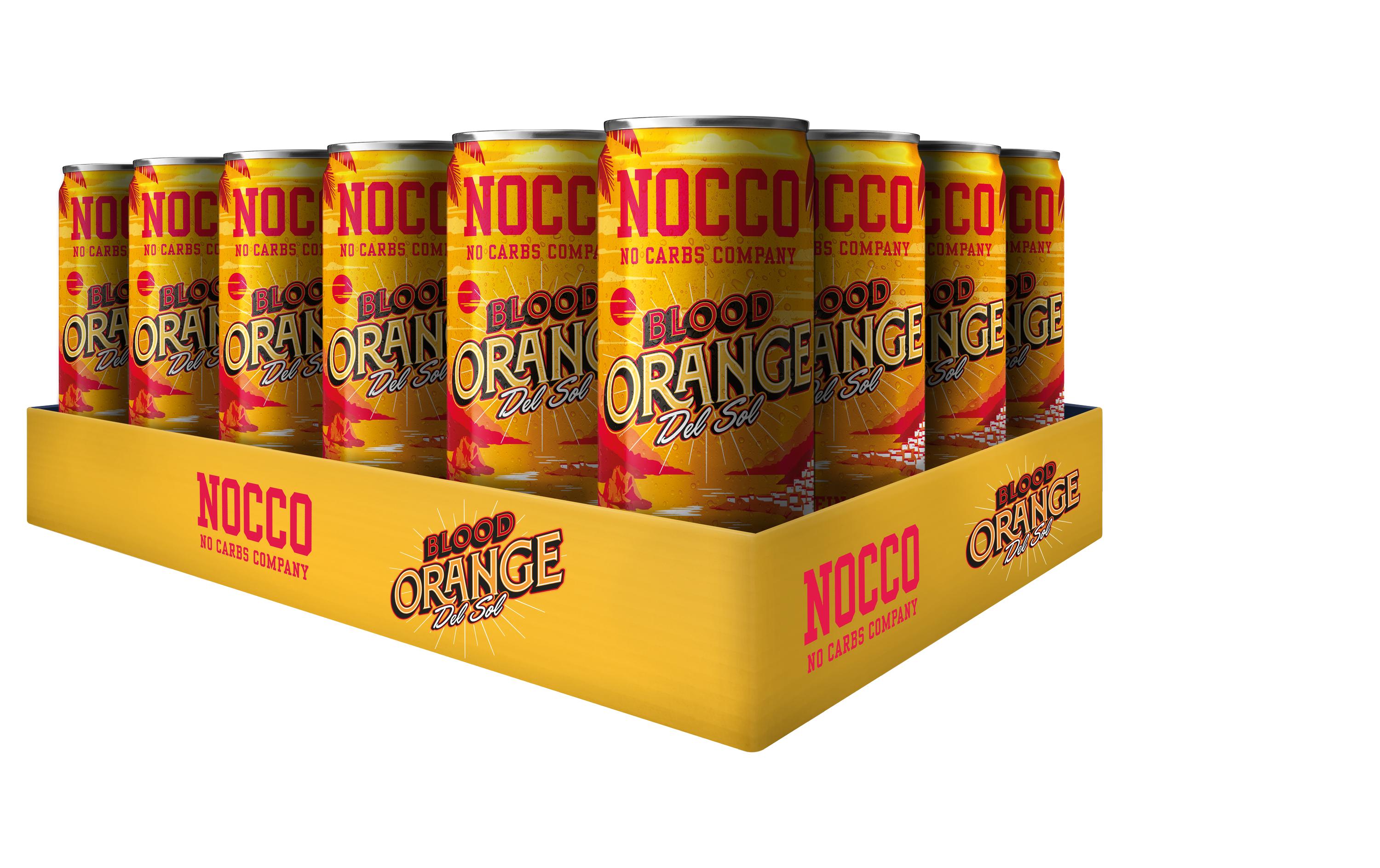 NOCCO Getränk BCAA Blood Orange Del Sol 24 x 0.33 l