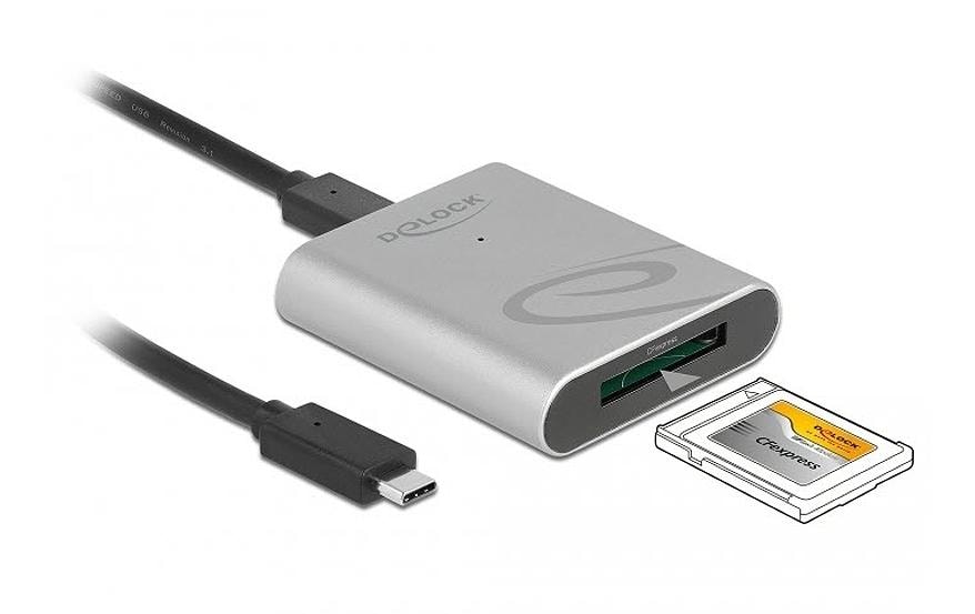 Delock Card Reader Extern 91751 USB Type-C für CFexpress Delock Card Reader Extern 91751 USB Type-C für CFexpress