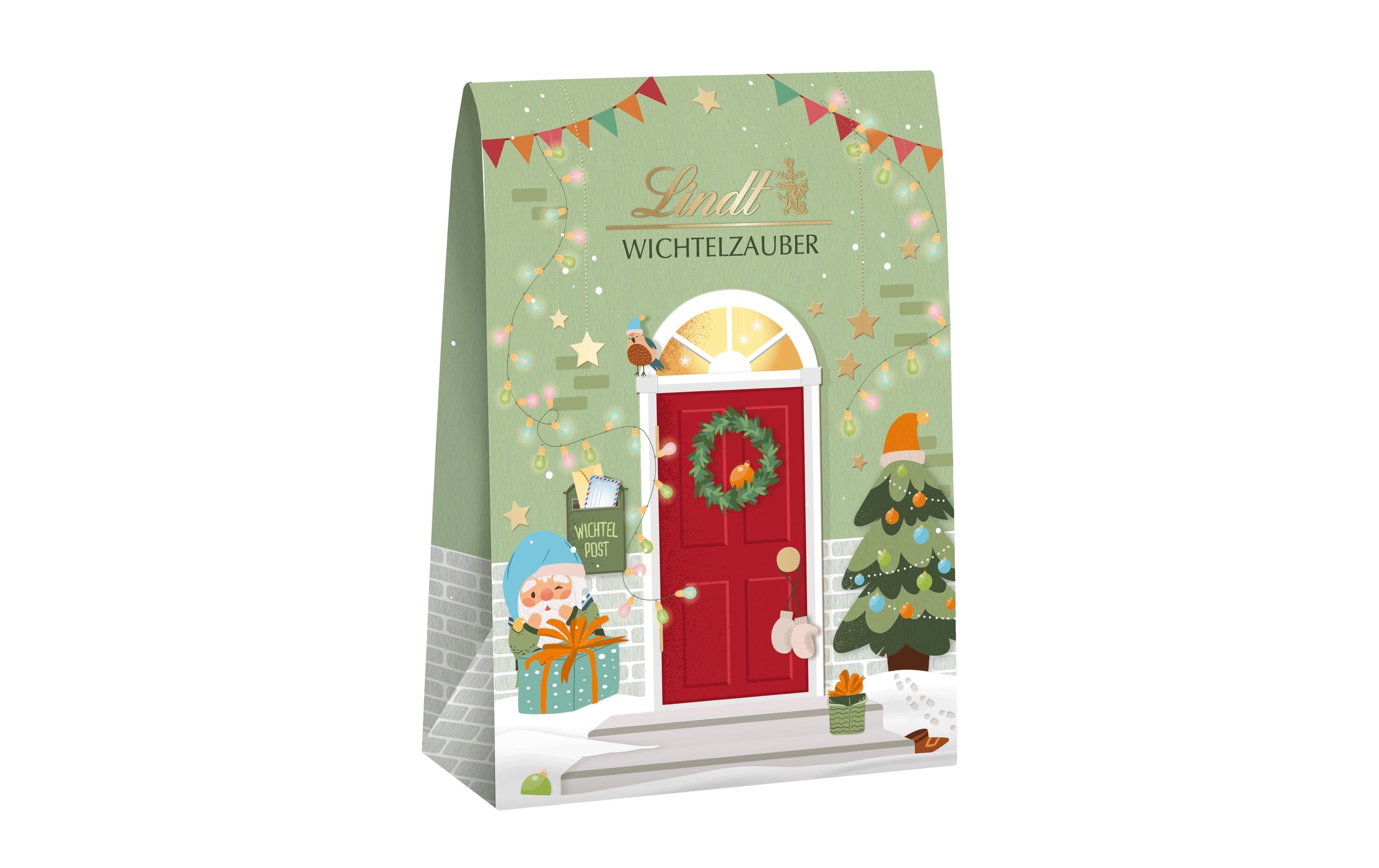 Lindt Schokolade Wichtel Milch Tasche 165 g