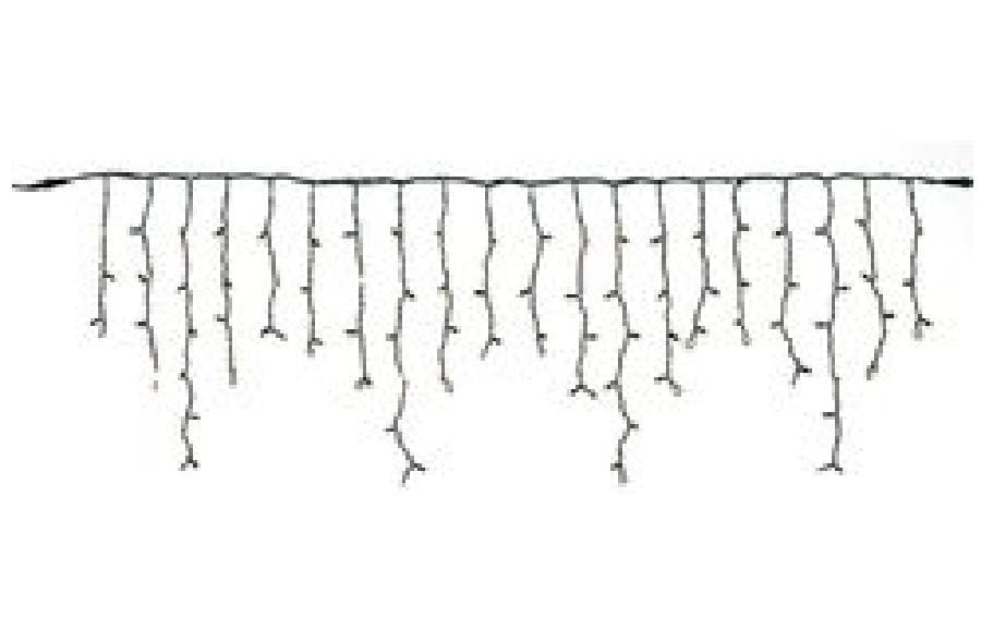 STT LED-Lichtervorhang Ice Light 160 Grün