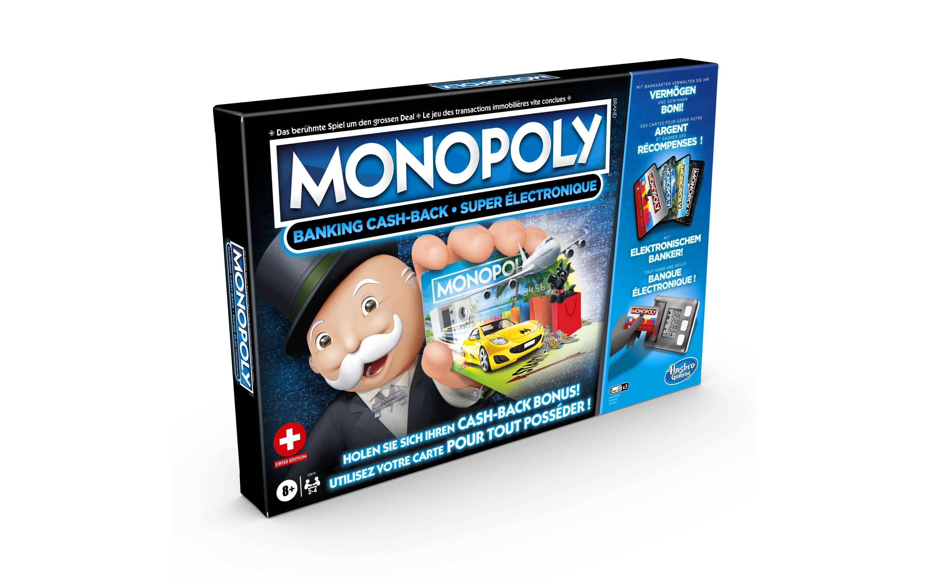 Hasbro Gaming Familienspiel Monopoly Banking: Cash-Back DE / FR / IT Hasbro Gaming Familienspiel Monopoly Banking: Cash-Back DE / FR / IT
