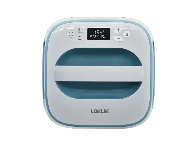 LOKLIK Easy Heat Press Weiss/Blau
