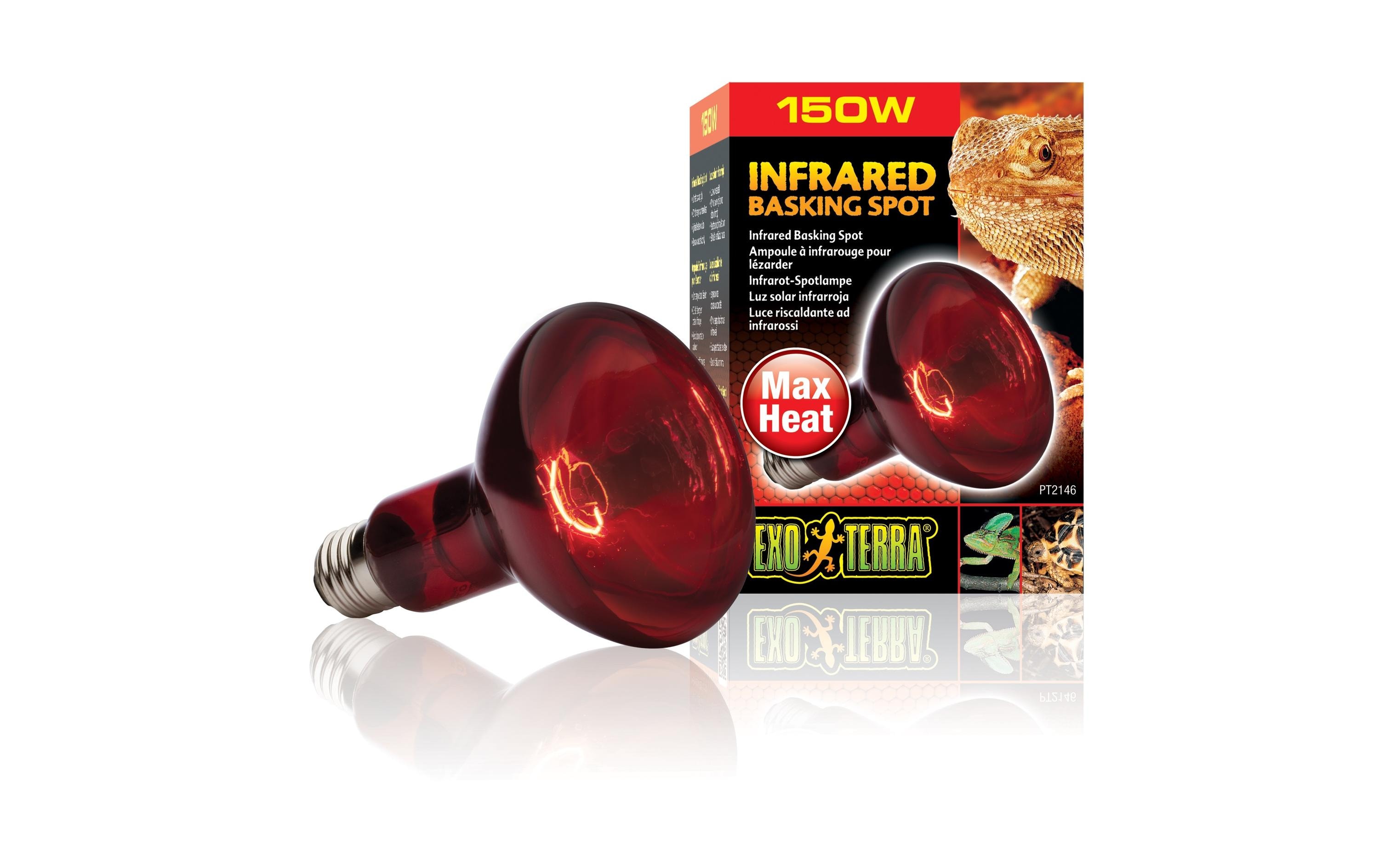 Exo Terra Terrarienlampe Infrared Basking Spot E27, R30/150W Exo Terra Terrarienlampe Infrared Basking Spot E27, R30/150W