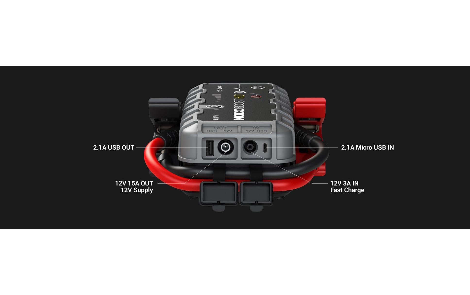 Noco Starterbatterie mit Ladefunktion GB70 12 V 2000A