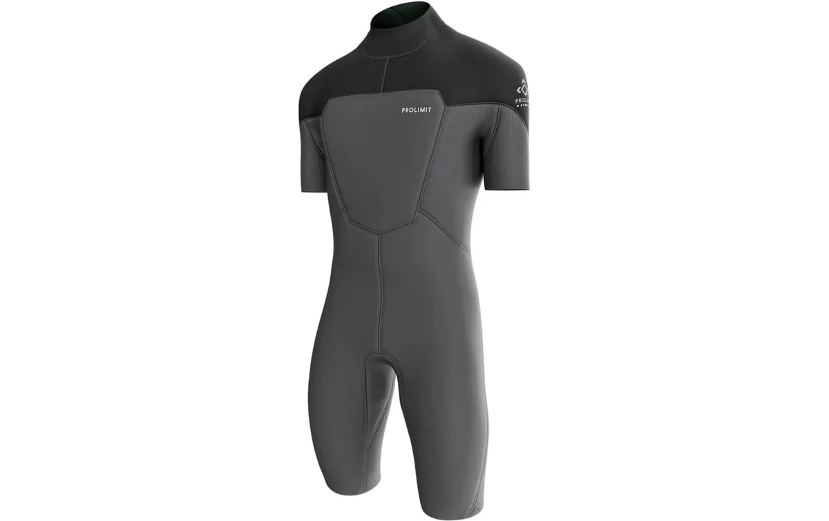 Prolimit Neoprenanzug Fusion Shorty V-Zip 2/2 50, Schwarz Prolimit Neoprenanzug Fusion Shorty V-Zip 2/2 50, Schwarz