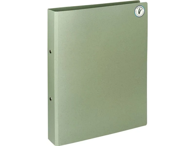 Kolma Ringbuch Weizenstroh A4, 2 Ringe, Grün Kolma Ringbuch Weizenstroh A4, 2 Ringe, Grün