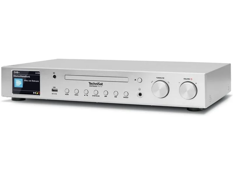 Technisat Radio-Tuner DigitRadio 143 CD V3 Silber Technisat Radio-Tuner DigitRadio 143 CD V3 Silber
