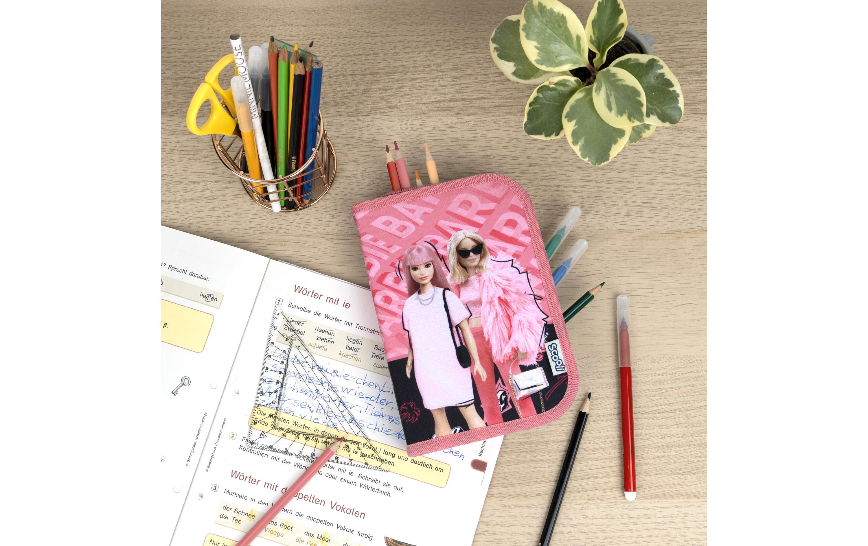 Scooli Etui gefüllt Barbie