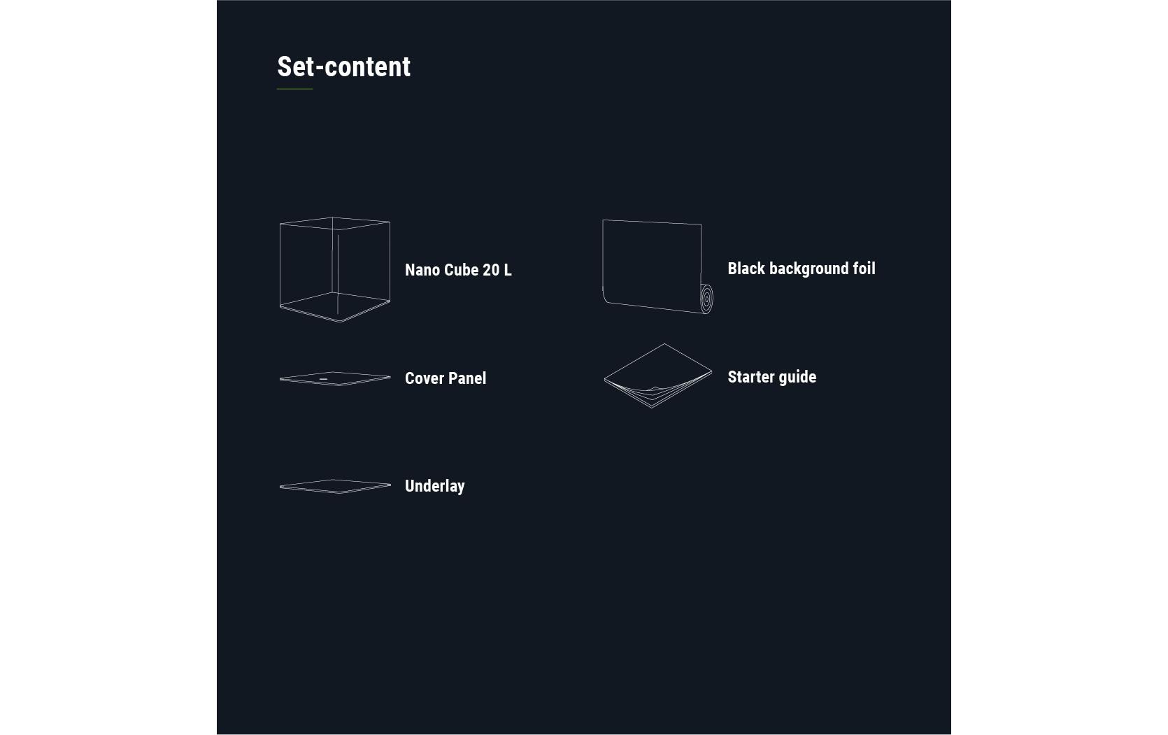 Dennerle Aquarium Nano Cube, 20 l